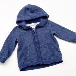 Circo baby blue zip up jacket with hood